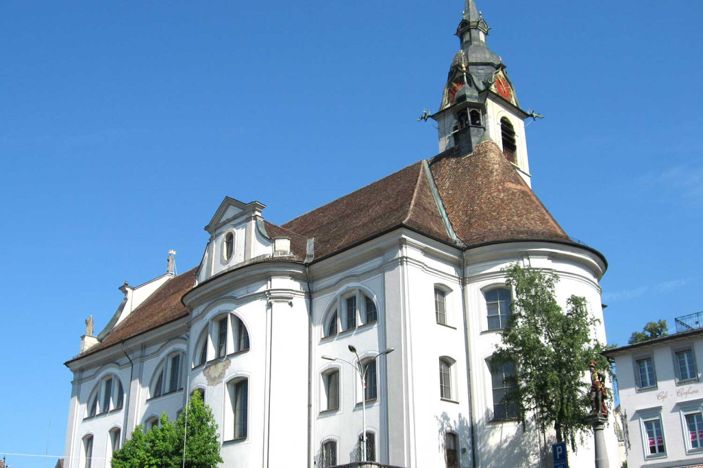 Pfarrkirche St. Martin, Gebäudeaufnahme HMQ AG, Schwyz