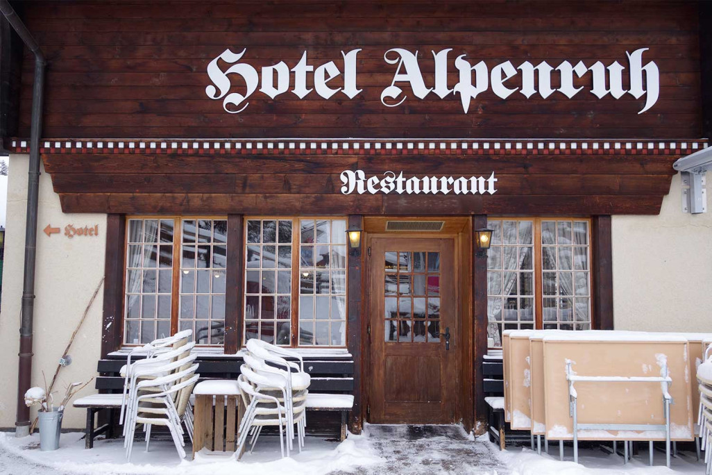 Hotel Alpenruh in Mürren, Gebäudeaufnahme, HMQ AG