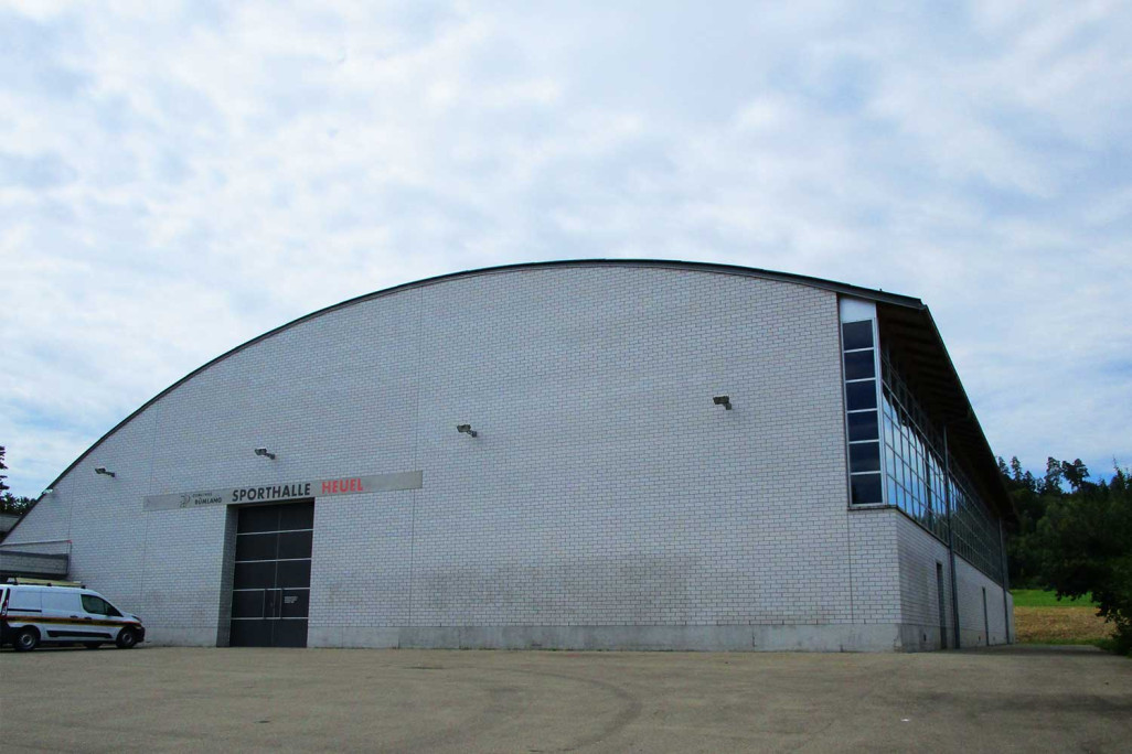 Sportzentrum Heuel, Rümlang, Gebäudevermessung, HMQ AG