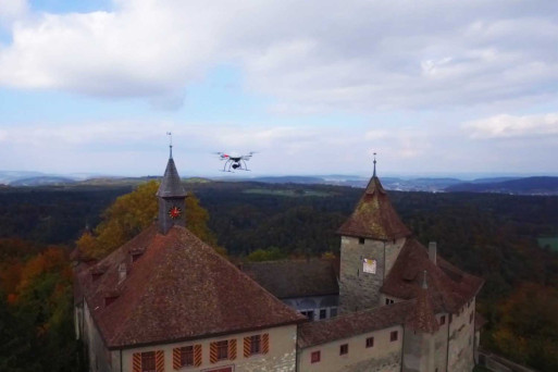 Drohnenvermessung Schloss Kyburg, HMQ AG
