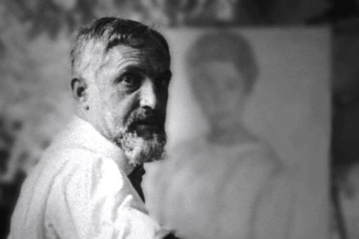 Cuno Amiet, Schwarzweiss-Foto