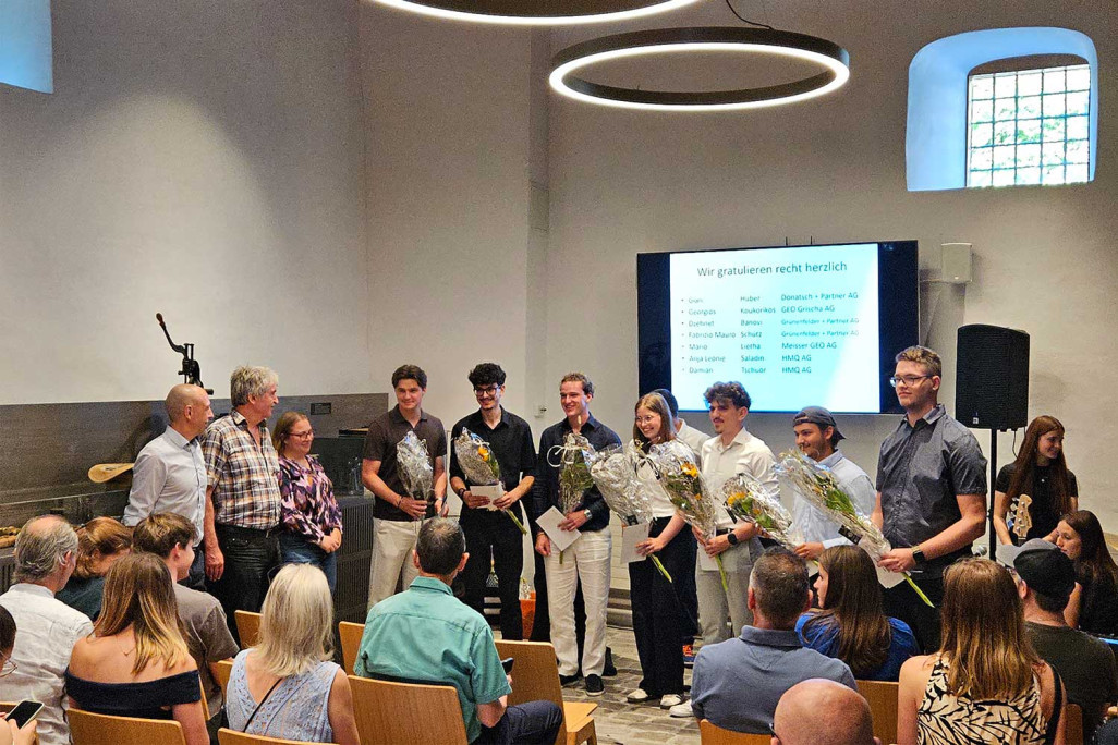LAP Lehrabschlussfeier Geomatiker/in EFZ im Kanton Graubünden, HMQ AG