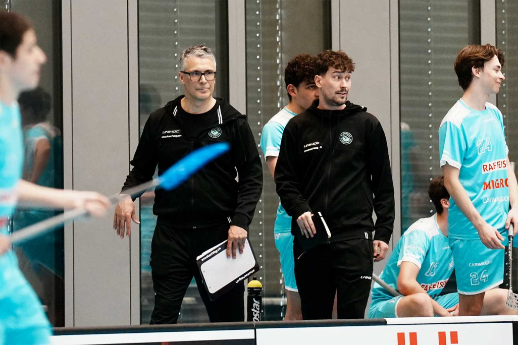Bereichsleiter Suisse romande Elias Haussener, Unihockyey Coach, HMQ AG - Quelle Nicole Vaerini