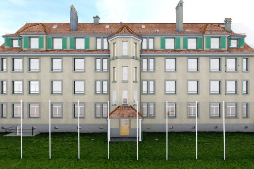 Gebäudeaufnahme in Graubünden, 3D-CAD-Modell, HMQ AG