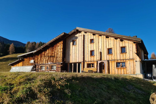 Gebäudevermessung Bauernhof in Graubünden, HMQ AG