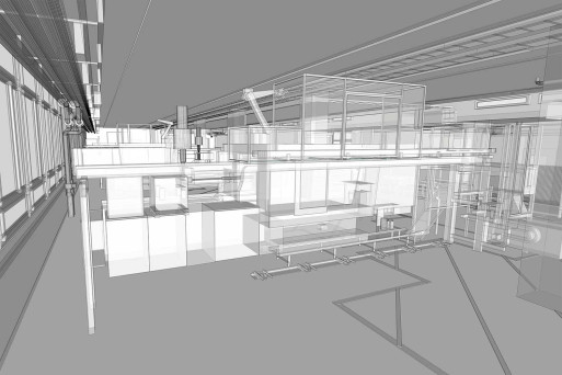 Jona SG, Geberit Produktionsstätte, 3D-Modellierung, HMQ AG