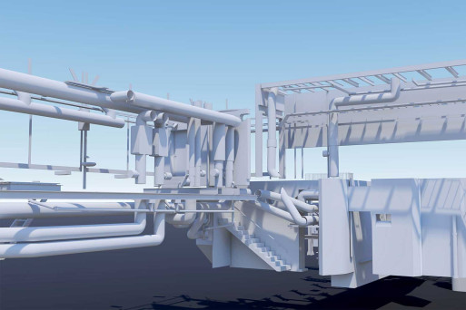 Baden, 3D-Werkleitungskanal, Gebäudeaufnahme HMQ AG