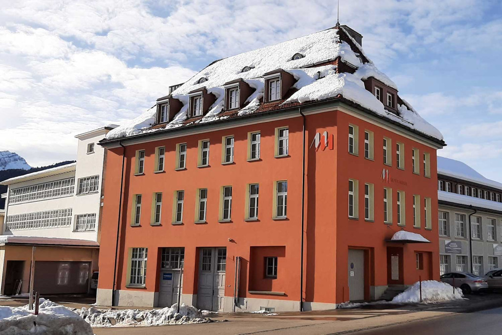 Gebäudeaufnahme, Alte Weberei Meyer Mayor im Toggenburg, HMQ AG