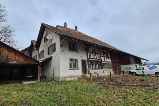 Gebäudevermessung, Bauernhaus mit Scheune in Zürich, HMQ AG