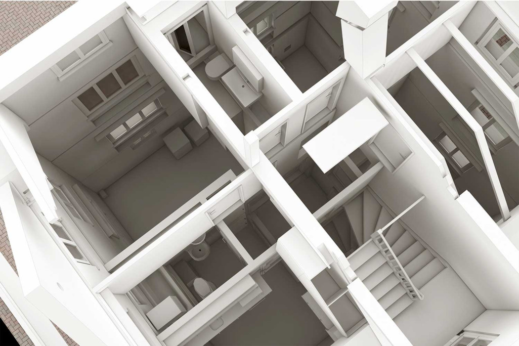 Wikon LU, Gebäudeaufnahme 3D-Grundriss, HMQ AG