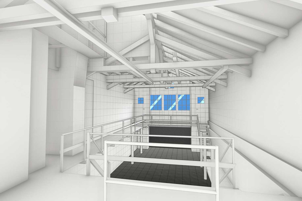 Gunten BE, Gebäudeaufnahme am Thunersee, 3D-CAD-Modell, HMQ AG