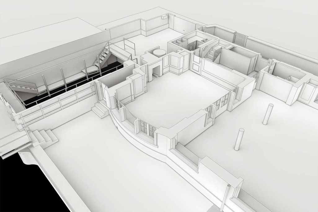 Gunten BE, Gebäudeaufnahme am Thunersee, 3D-Grundriss, HMQ AG