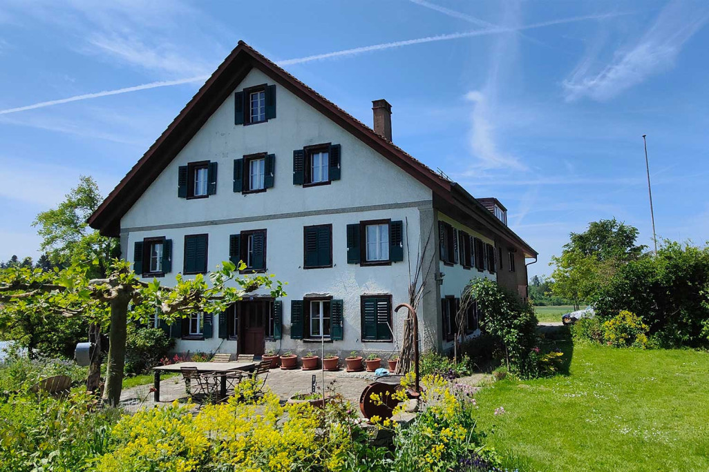 2D-Plandaten von Bauernhaus mit Scheune in Oberwil-Lieli, HMQ AG