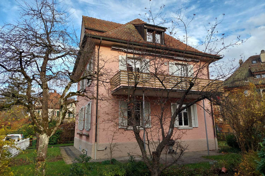 Gebäudevermessung von Einfamilienhaus in Schaffhausen, HMQ AG