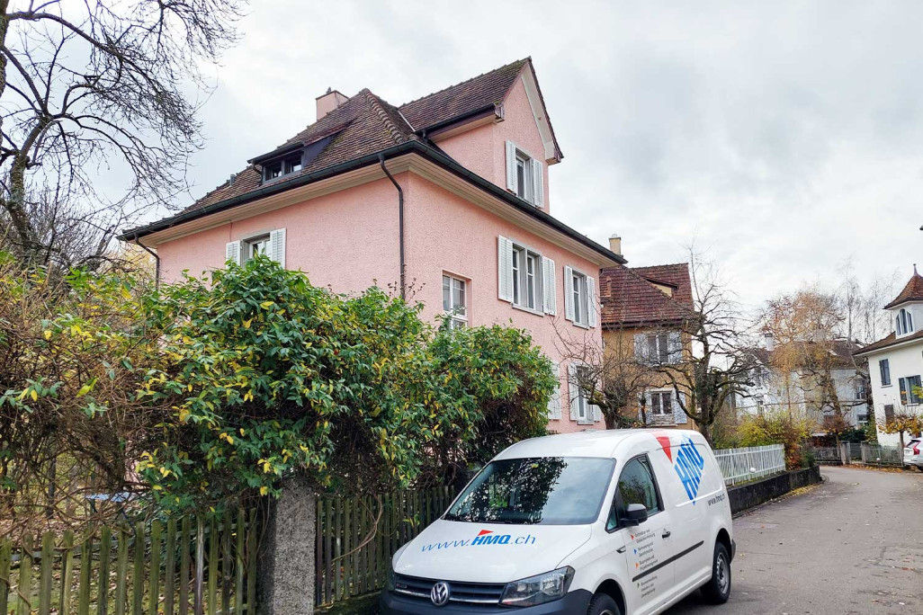 2D-Plandaten von Einfamilienhaus in Schaffhausen, HMQ AG