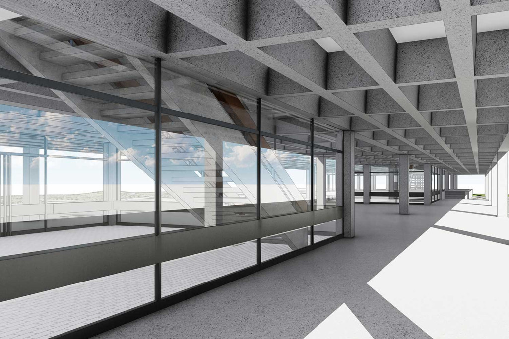 3D-Planungsgrundlage von Schulanlage Champagne in Biel, HMQ AG