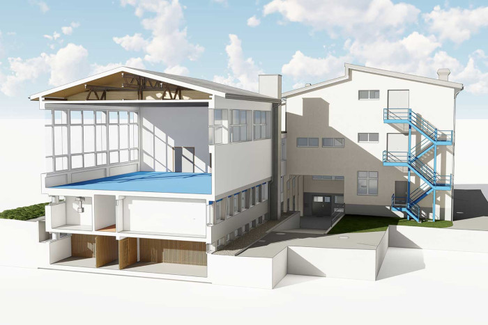 Gemeindesaal + Turnhalle