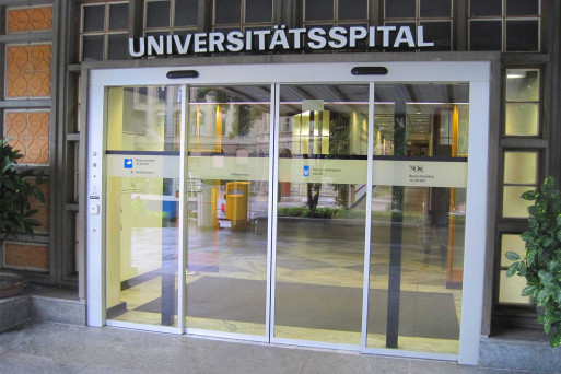 Universitätsspital Zürich, Eingang, HMQ AG
