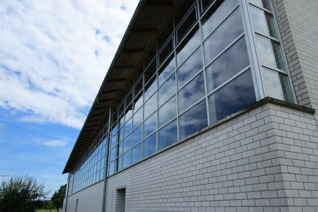 Sportzentrum Heuel, Rümlang, Gebäudeaufnahme, HMQ AG