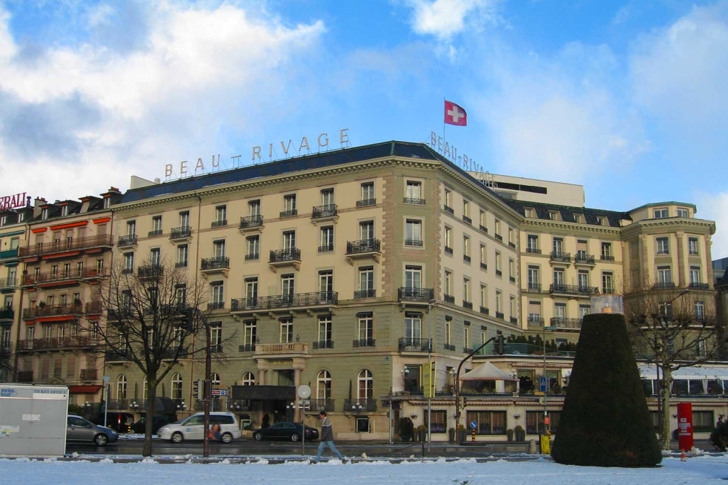 Gebäudevermessung vom Luxushotel Beau-Rivage in Genève, HMQ AG