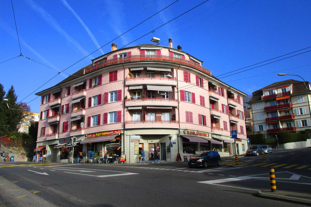 Gebäudeaufnahme in Lausanne, Waadt, HMQ AG